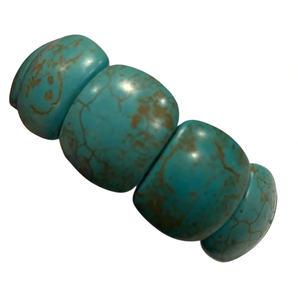 Turquoise bracelet - NWOT - flexible size - Picture 2 of 4